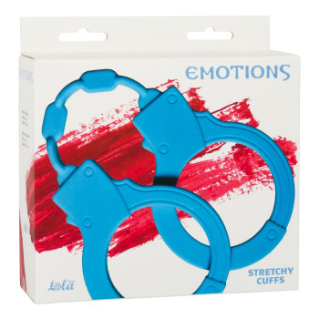 Силиконовые наручники Stretchy Cuffs Turquoise 4008-03Lola