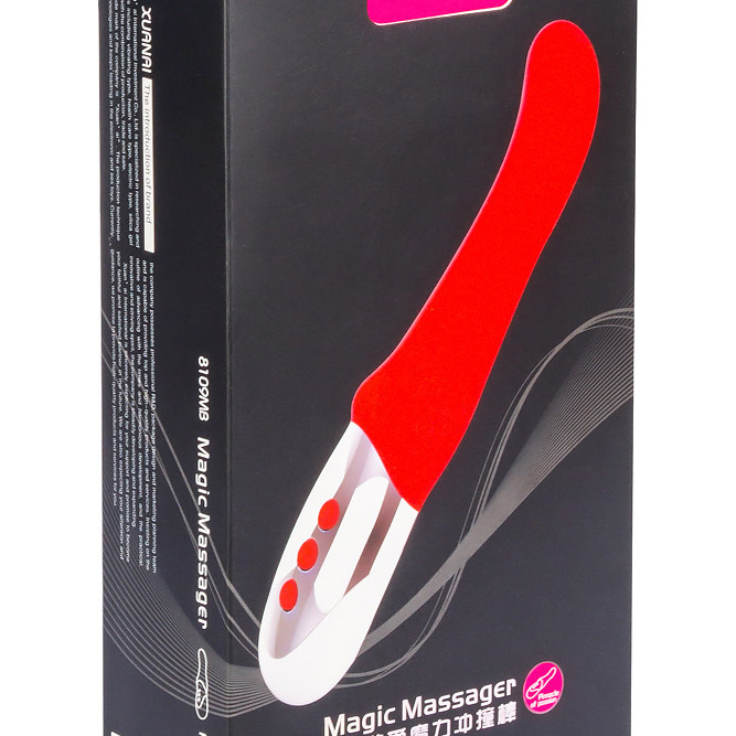 Мощный пульсирующий массажер M&M розовый 8109MB