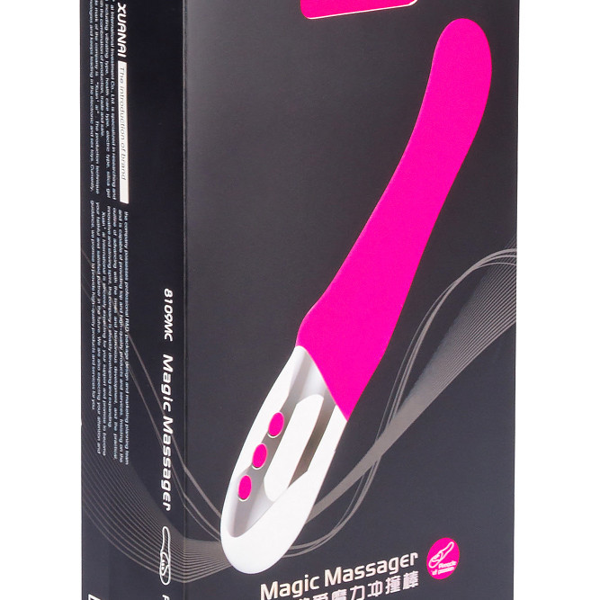 Мощный пульсирующий массажер M&M сиреневый 8109MC