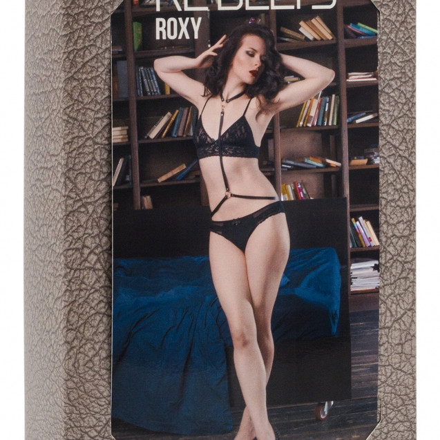 Портупея с карабином Roxy Black 7701rebelts