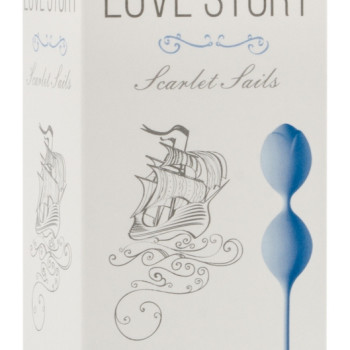 Вагинальные шарики Love Story Scarlet Sails Sky Blue 3003-04Lola