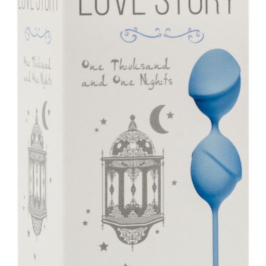 Вагинальные шарики Love Story One Thousand and One Nights Sky Blue 3004-04Lola