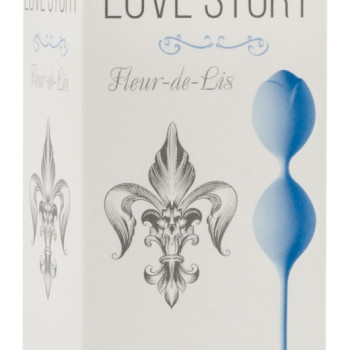 Вагинальные шарики Love Story Fleur-de-lis Sky Blue 3006-04Lola