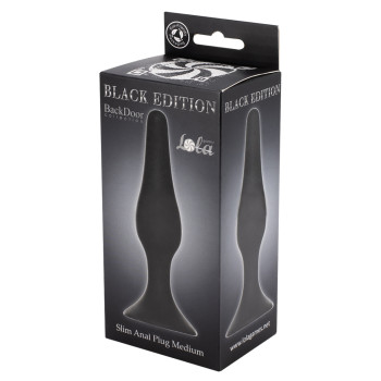 Анальная пробка Slim Anal Plug Medium Black 4206-01Lola