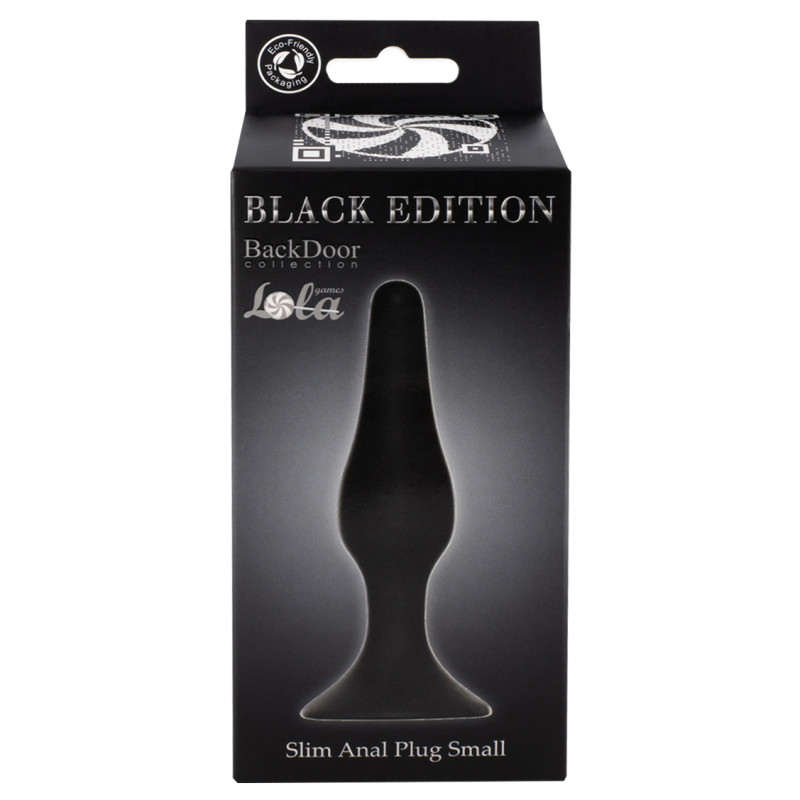 Анальная пробка Slim Anal Plug Small Black 4207-01Lola
