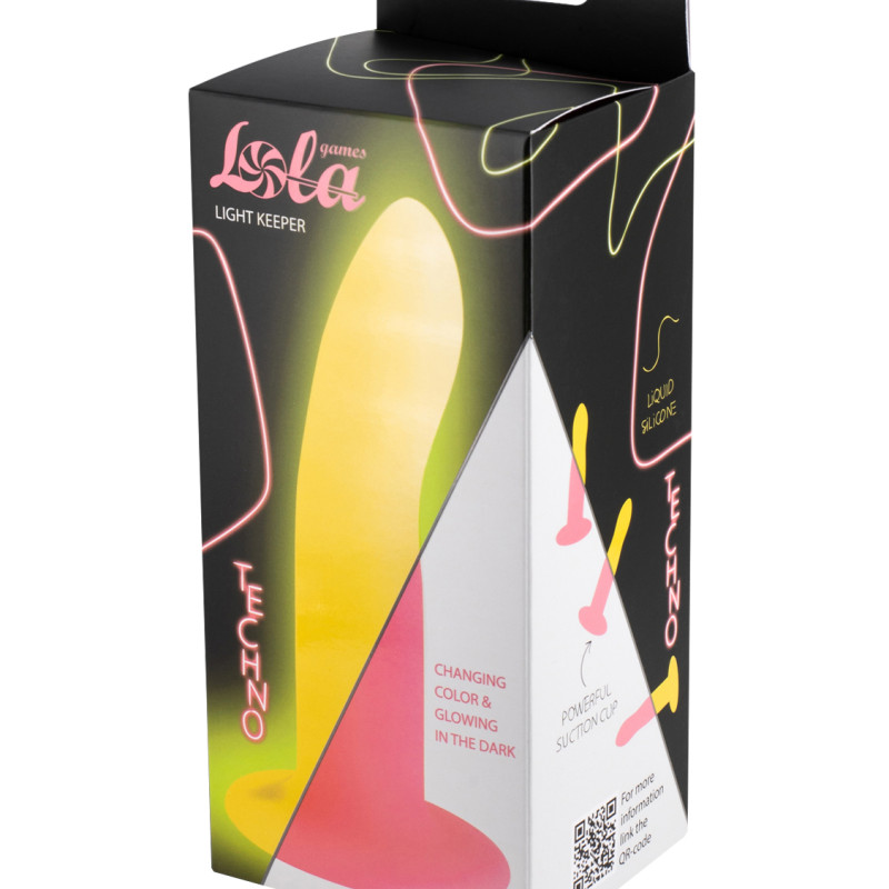 Светящийся в темноте дилдо Techno Light Keeper 5012-01lola