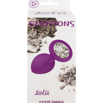 Анальная пробка Emotions Cutie Small Purple clear crystal 4011-04Lola