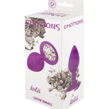 Анальная пробка Emotions Cutie Small Purple clear crystal 4011-04Lola