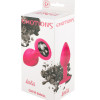 Анальная пробка Emotions Cutie Small Pink black crystal 4011-02Lola
