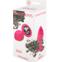 Анальная пробка Emotions Cutie Small Pink black crystal 4011-02Lola