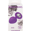 Анальная пробка Emotions Cutie Medium Purple clear crystal 4012-06Lola