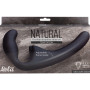 Гнущийся безремневой страпон Natural Temptation Black 5011-02lola