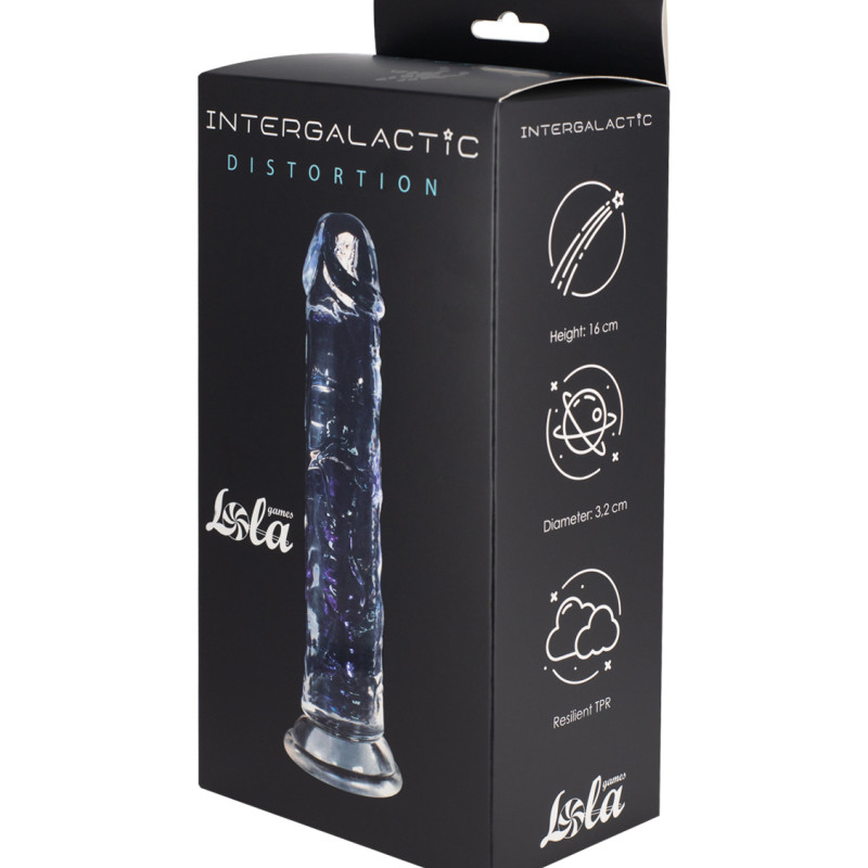 Прозрачный дилдо Intergalactic Distortion 7080-02lola