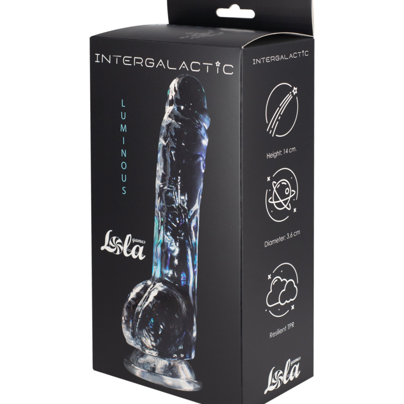 Прозрачный дилдо Intergalactic Luminous 7080-04lola
