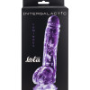 Прозрачный дилдо Intergalactic Luminous Purple 7086-02lola