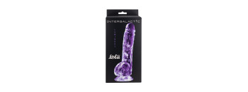 Прозрачный дилдо Intergalactic Luminous Purple 7086-02lola