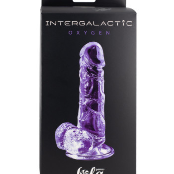Прозрачный дилдо Intergalactic Oxygen Purple 7084-02lola