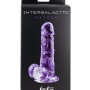 Прозрачный дилдо Intergalactic Oxygen Purple 7084-02lola
