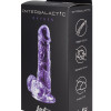 Прозрачный дилдо Intergalactic Oxygen Purple 7084-02lola