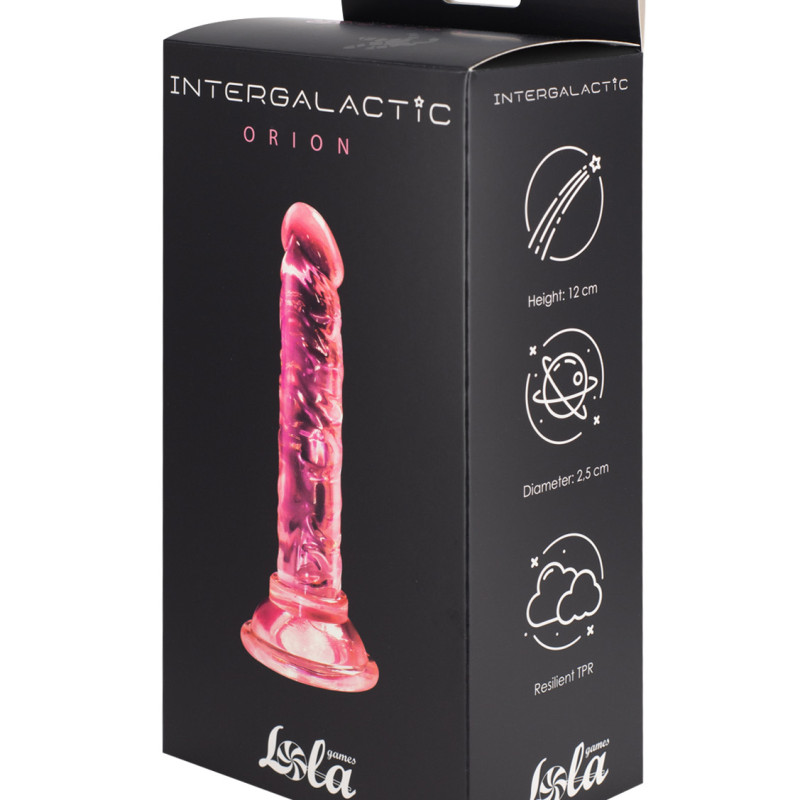 Прозрачный дилдо Intergalactic Orion Pink 7085-01lola