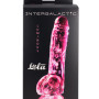 Прозрачный дилдо Intergalactic Luminous Pink 7086-01lola
