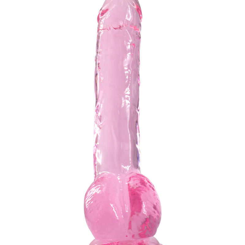 Прозрачный дилдо Intergalactic Luminous Pink 7086-01lola