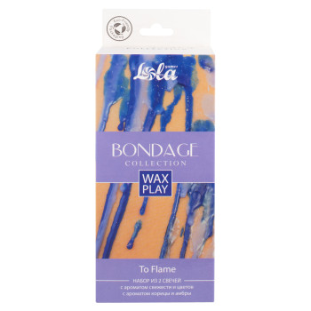 Набор из 2 Wax Play свечей Bondage To Flame 1067-02lola