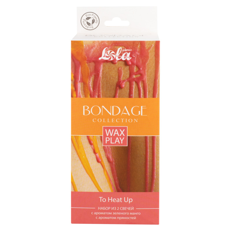 Набор из 2 Wax Play свечей Bondage To Heat Up 1067-01lola