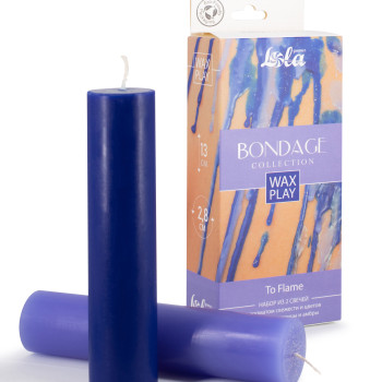Набор из 2 Wax Play свечей Bondage To Flame 1067-02lola