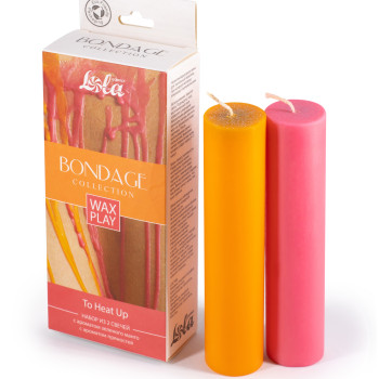 Набор из 2 Wax Play свечей Bondage To Heat Up 1067-01lola