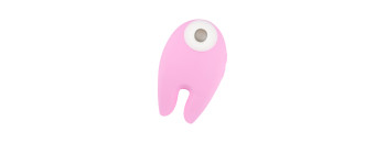 Розовый силиконовый вибратор с вакуумно-волновой стимуляцией 3463-01