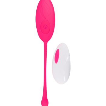 Вагинальное виброяйцо на пульте управления розовое 3465-01