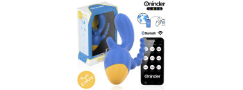 Клиторально-вагинально-анальный вибратор с приложением D-242095