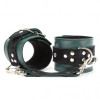 Наручники Lady's Arsenal Изумруд из Кожи и Замши 67023ars