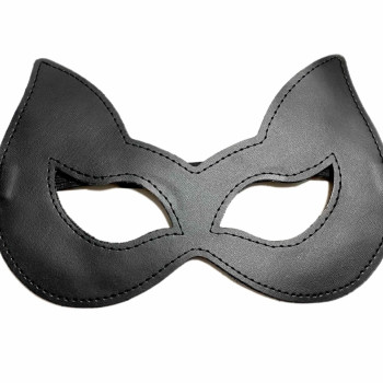 Маска красная из эко-кожи 50004ars