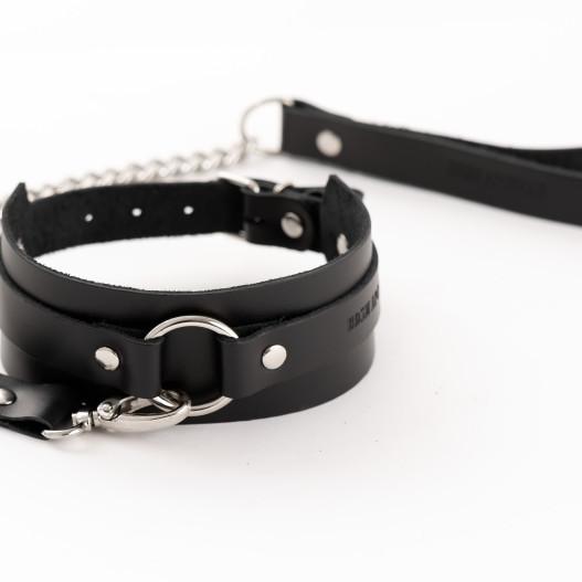 Ошейник с Поводком Lady's Arsenal Black 68003ars