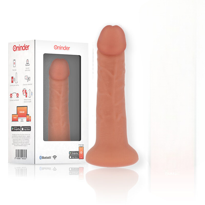 Реалистичный вибратор с приложением D-239511