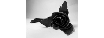 Плеть Чёрная Роза Лаковая с Замшевыми Хвостами 40 см. 54070ars