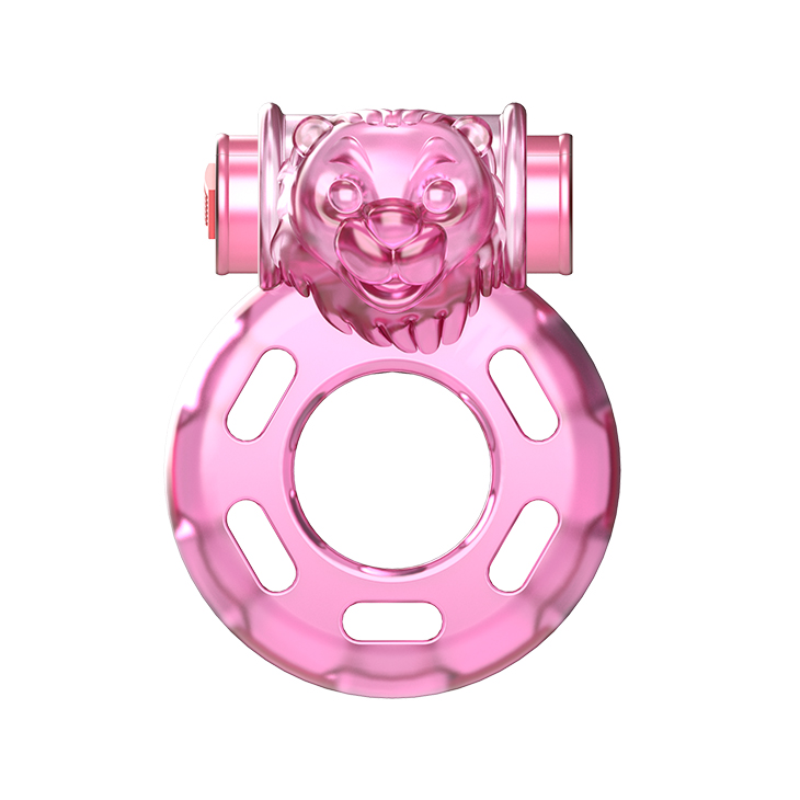 Эрекционное виброкольцо Pink bear BI-010084