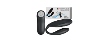 Вибратор для двоих с дистанционным управлением Pretty Love BI-014145-1