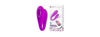 Вибратор для двоих с дистанционным управлением Pretty Love August BI-014582HP