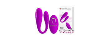 Вибратор для двоих с дистанционным управлением Pretty Love BI-014582W