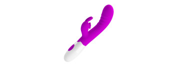 Вибратор с задорным язычком розовый BI-014795