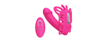 Вибратор с клиторальной и вагинальной стимуляциями Pretty Love BI-014849W-1