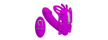 Вибратор с клиторальной и вагинальной стимуляциями Pretty Love BI-014849W