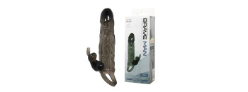 Удлинняющая насадка с вибрацией black BI-026225-1