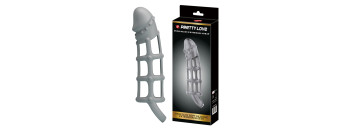 Насадка Pretty Love Penis Sleeve with Ball Strap BI-026234