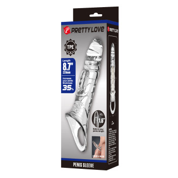 Прозрачная насадка на пенис BI-026241NM