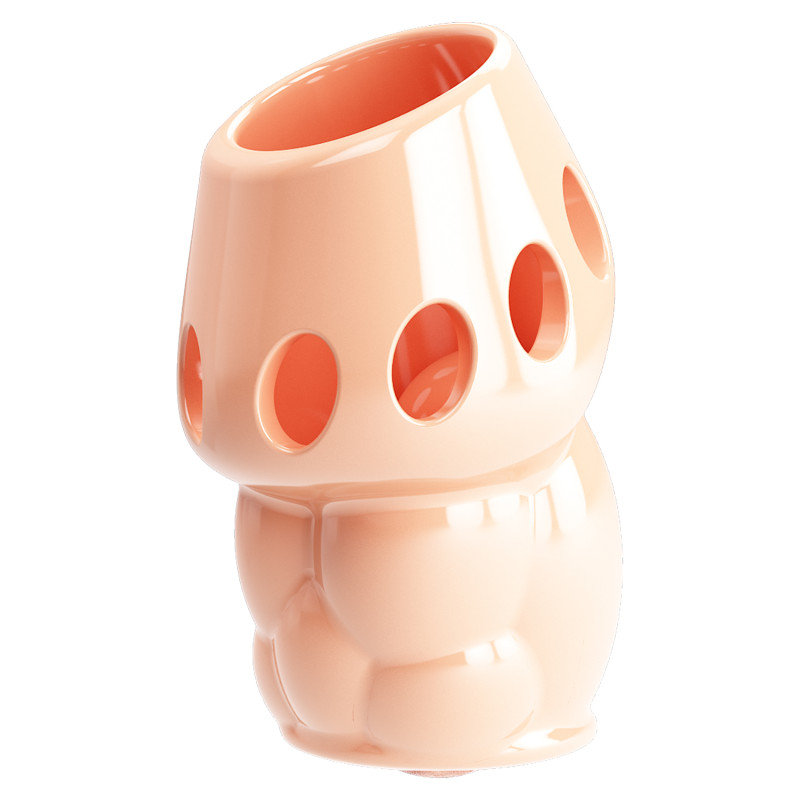 Рельефная насадка с открытой головкой Pretty Love Oscar BI-026247