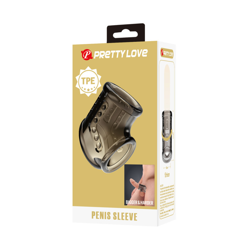 Прозрачная насадка на пенис BI-026266